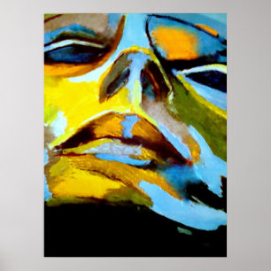 Abstract Portrait of a woman Painting - Art Prints