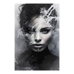 Abstract Portrait of a Woman Photo Print