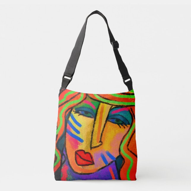 Abstract Portrait of a Woman Tote Bag (Front)