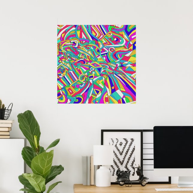 Abstract Portrait Poster (Home Office)