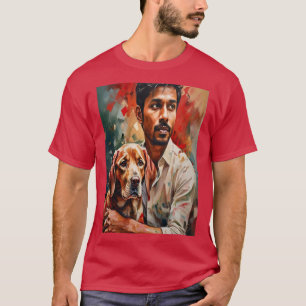 Abstract Portrait with Vibrant Colours T-Shirt