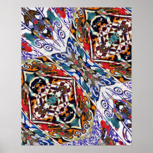 Abstract Portuguese designs Poster