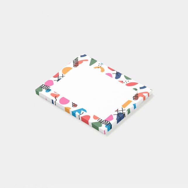 Abstract Post-it Notes (Angled)