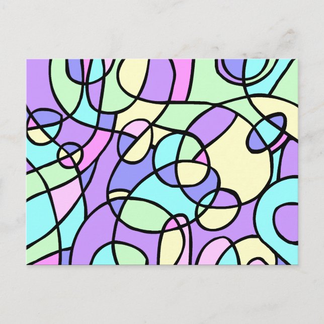 Abstract Postcard (Front)
