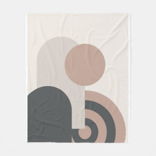 Abstract posters fleece blanket