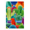 Abstract Potted Cacti 