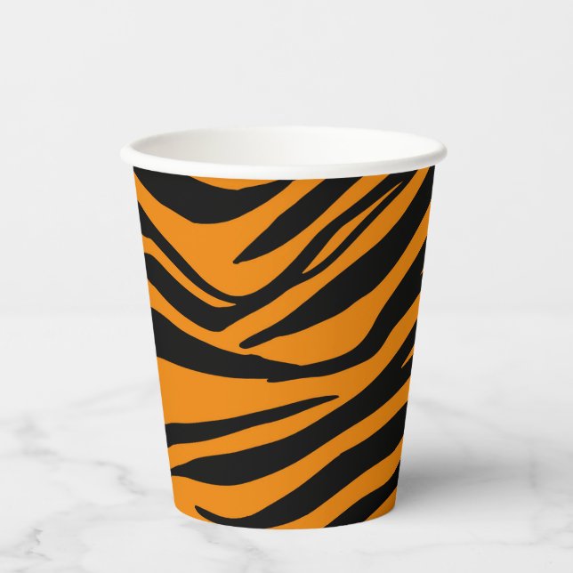 Abstract Predator Skin Camo Art: Adventure design Paper Cups (Front)