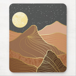 Abstract premium painting mouse mat