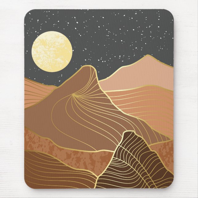 Abstract premium painting mouse mat (Front)