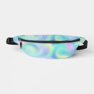 Abstract Pretty Pastel Swirls Pattern Bum Bags