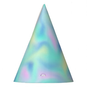 Abstract Pretty Pastel Swirls Pattern Party Hat