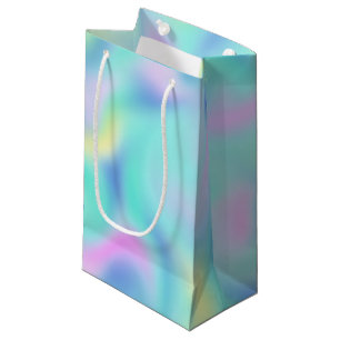 Abstract Pretty Pastel Swirls Pattern Small Gift Bag