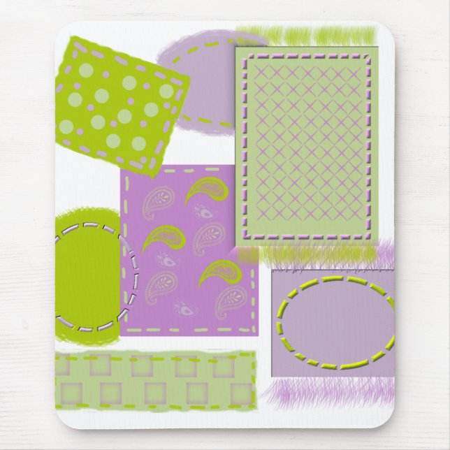 Abstract Print Mouse Mat (Front)