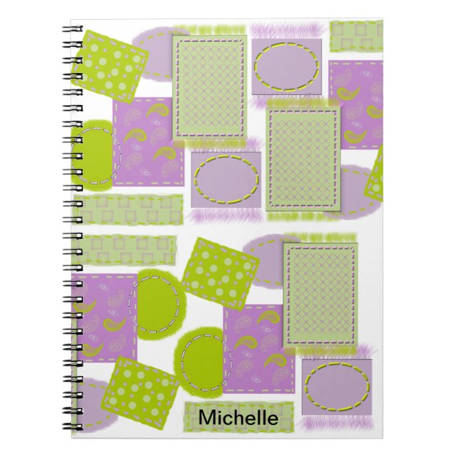Abstract Print Notebook (Front)