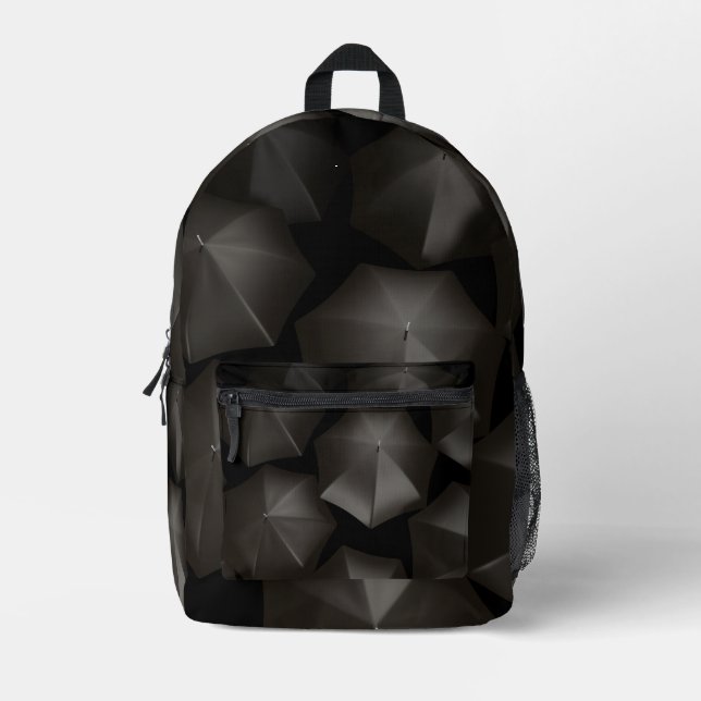 Abstract Printed Backpack (Front)