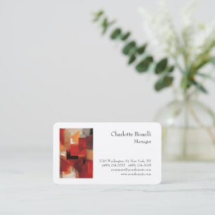 Abstract Professional Modern Minimal Premium Silk Business Card