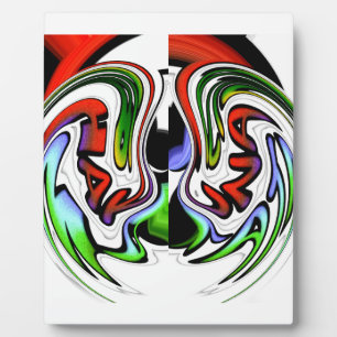 Abstract Profile Art Print Plaque