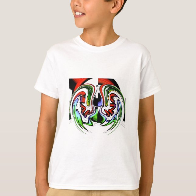 Abstract Profile Art Print T-Shirt (Front)