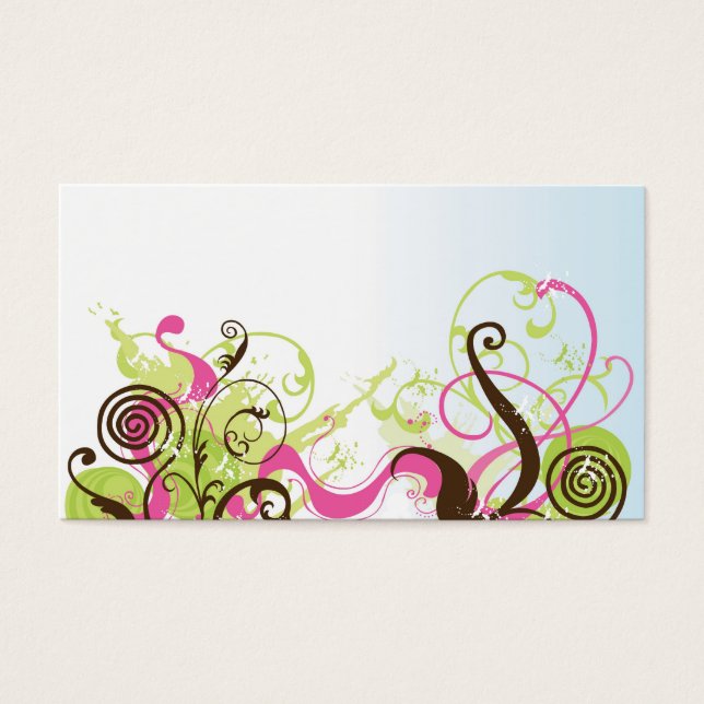 Abstract Profile Card (Front)
