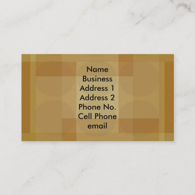Abstract Profile Card (Front)