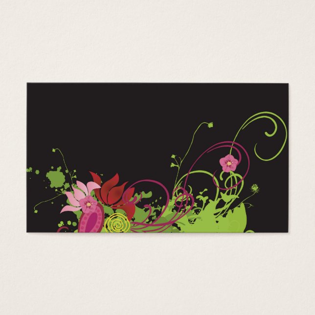 Abstract Profile Card (Front)