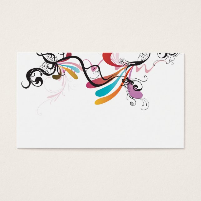 Abstract Profile Card (Front)