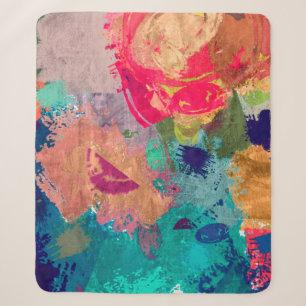 abstract psychedelic fractal background from blurr sherpa blanket