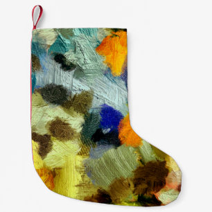 abstract psychedelic grunge background graphic sty small christmas stocking