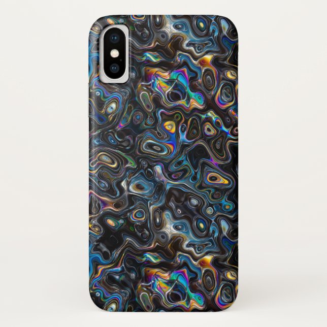 Abstract Psychedelic Pattern Case-Mate iPhone Case (Back)