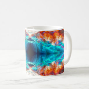 Abstract psychedelic pattern coffee mug