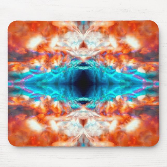 Abstract psychedelic pattern mouse mat (Front)