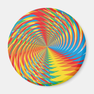Abstract / Psychedelic Radial Pattern: Magnet