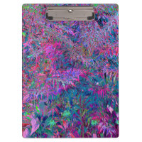 Abstract Psychedelic Rainbow Colours Foliage Garde