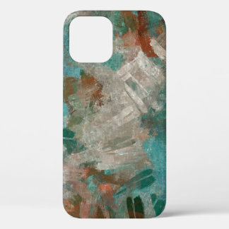 Abstract Psychedelic Strokes Texture. iPhone 12 Case