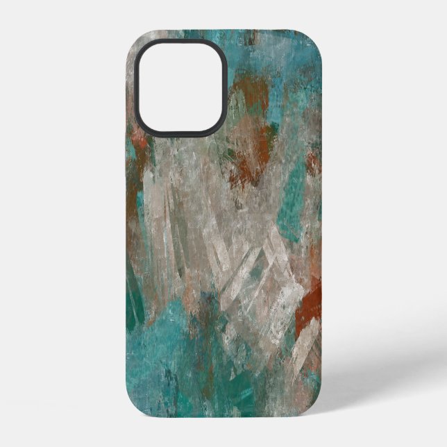 Abstract Psychedelic Strokes Texture. iPhone Case (Back)