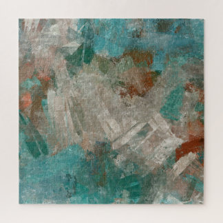 Abstract Psychedelic Strokes Texture. Jigsaw Puzzle