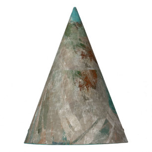 Abstract Psychedelic Strokes Texture. Party Hat