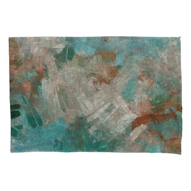 Abstract Psychedelic Strokes Texture. Pillowcase (Front)