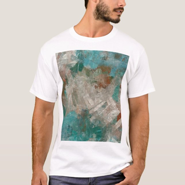 Abstract Psychedelic Strokes Texture. T-Shirt (Front)
