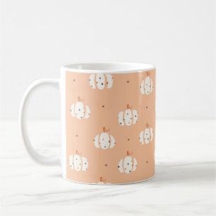 Abstract Pumpkin Pattern Coffee Mug