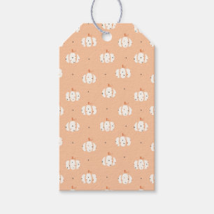 Abstract Pumpkin Pattern Gift Tag