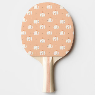 Abstract Pumpkin Pattern Ping Pong Paddle