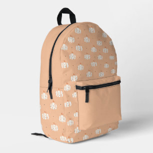 Abstract Pumpkin Pattern Printed Backpack