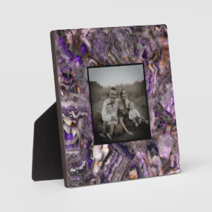Abstract purple Amethyst Quartz, purple granite Plaque
