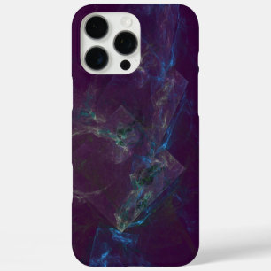 abstract purple and blue diamond pattern iPhone 16 pro max case