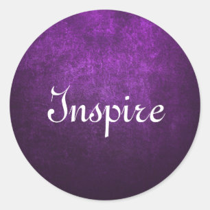 Abstract Purple Background Or Paper With Bright Classic Round Sticker