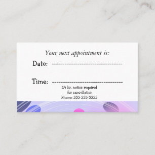 Abstract Purple Beans Medical Appointment