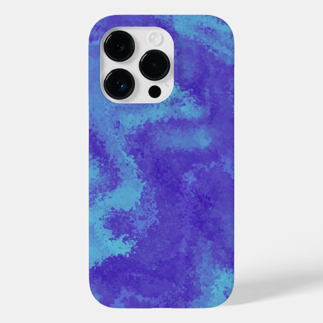 Abstract Purple Blue Diffusion Case-Mate iPhone Case (Back)