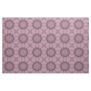 Abstract Purple Flower Fabric