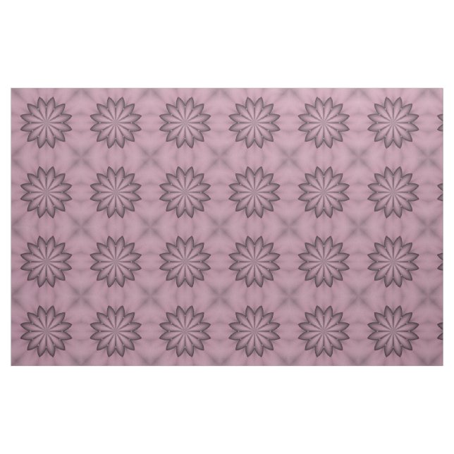 Abstract Purple Flower Fabric (Fat Quarter)
